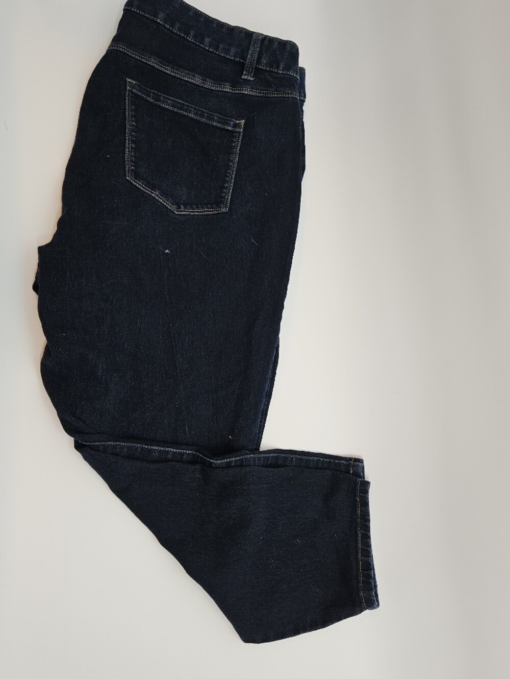 Womens DJ Dark Blue Denim Jeans